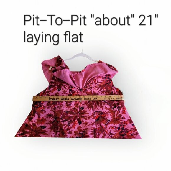 Pink/Red Anthropologie Pilcro Shift Dress, Size Large - Picture 11 of 14